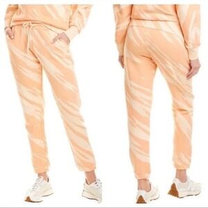 Sweaty Betty Essential Pocket Zebra Jogger Sweatpants Womens Orange Size Medium